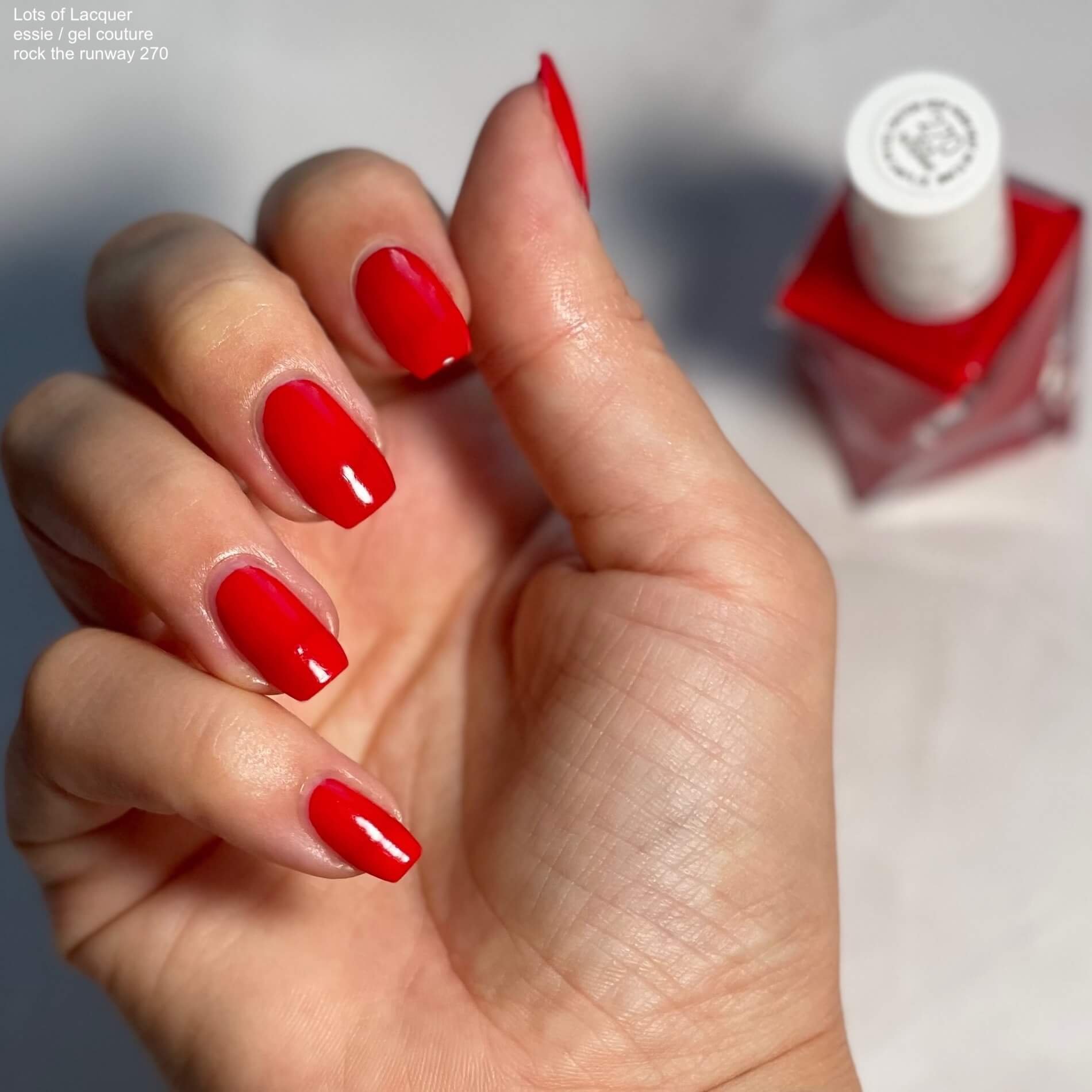 essie gel couture rock the runway Review Lots of Lacquer